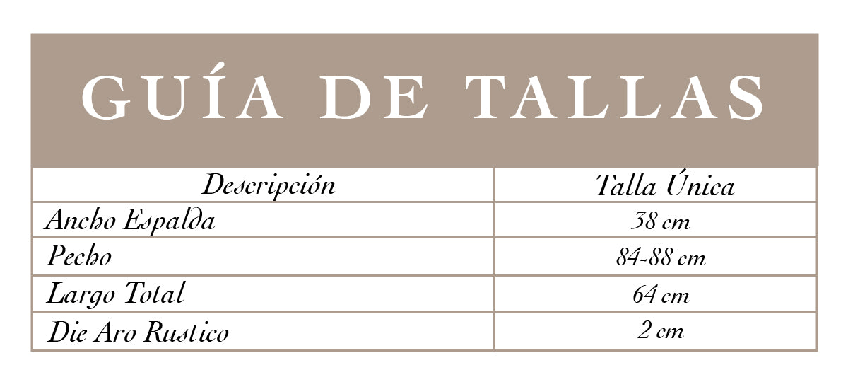 Guía de tallas