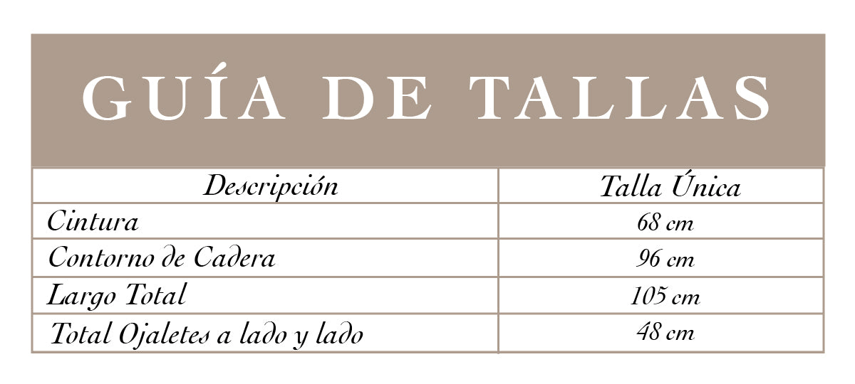 Guía de tallas