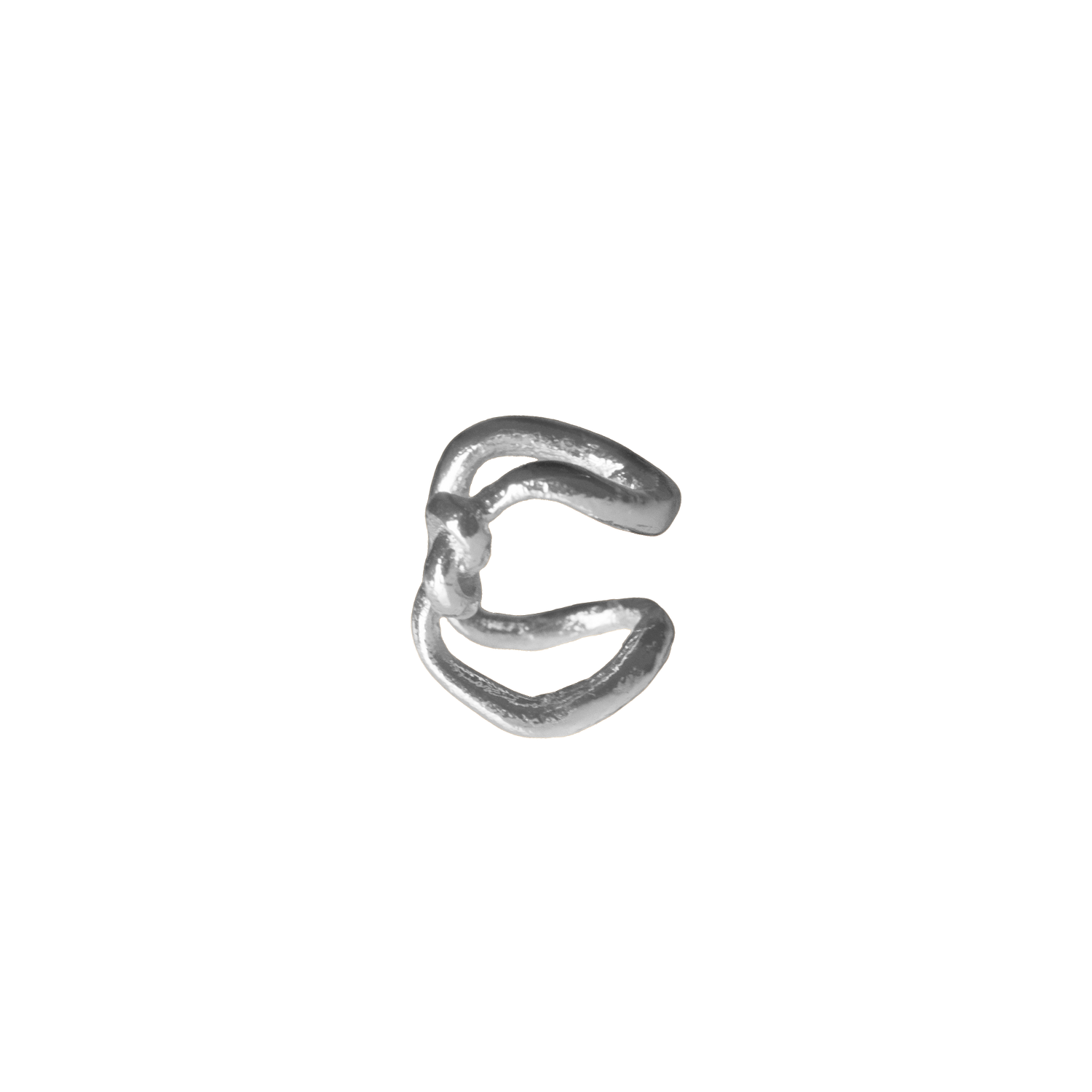 EAR CUFF LOOP PLATA